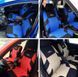 Авточохли універсальні для сидінь авто Сині з поліестеру Повний комплект автомобільних чохлів А-1 фото 10