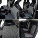 Авточохли універсальні для сидінь авто Сірого кольору з поліестеру Повний комплект автомобільних чохлів А-4 фото 8